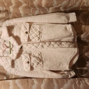 Cozy Kids' Quilted Jacket - Cream